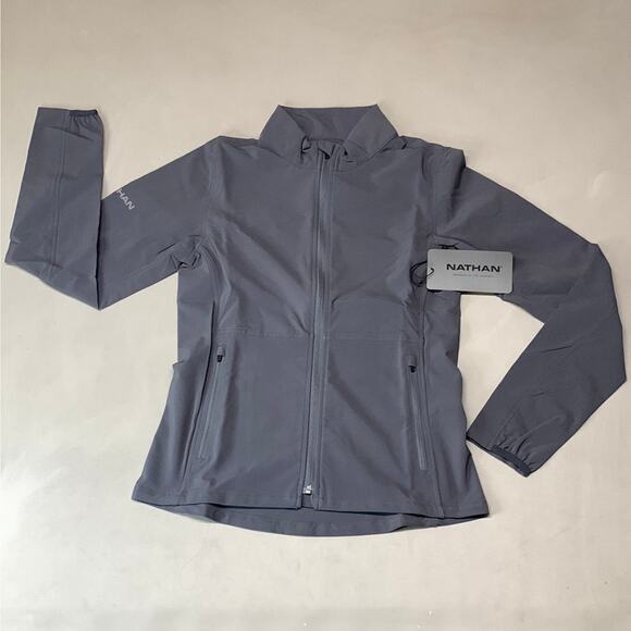 NATHAN Tops - NATHAN Vamos Track Jacket Women's Sz S Dark Charcoal NS50040-80078-S (New)